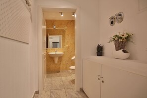 Regadera, secadora de cabello, bidet 