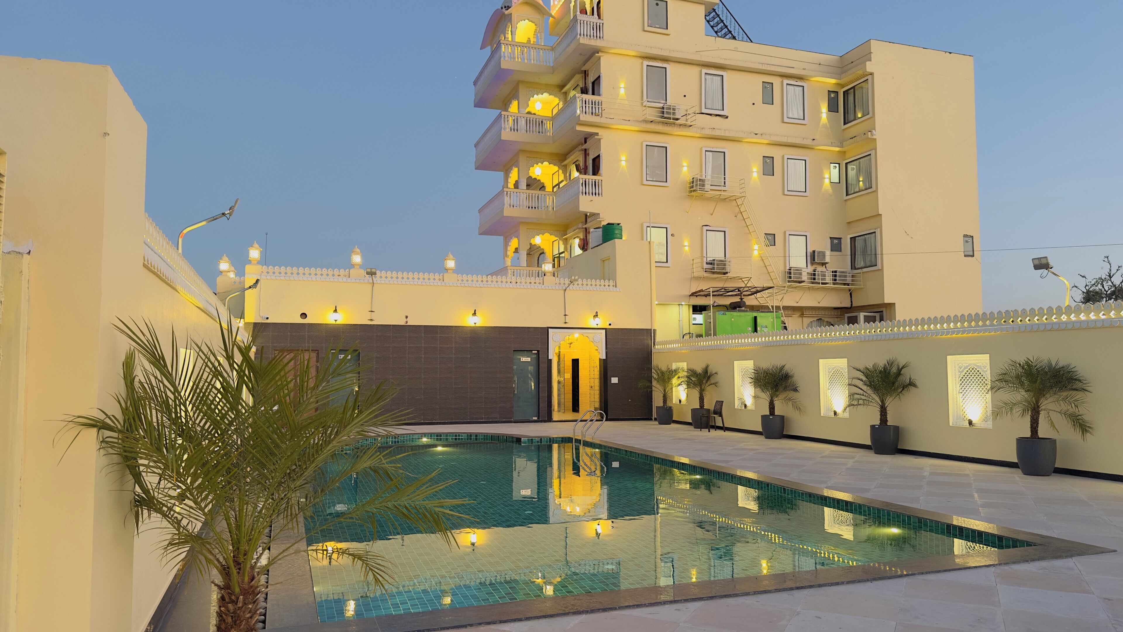 Alberca al aire libre 