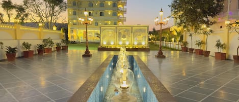 Fachada de la propiedad