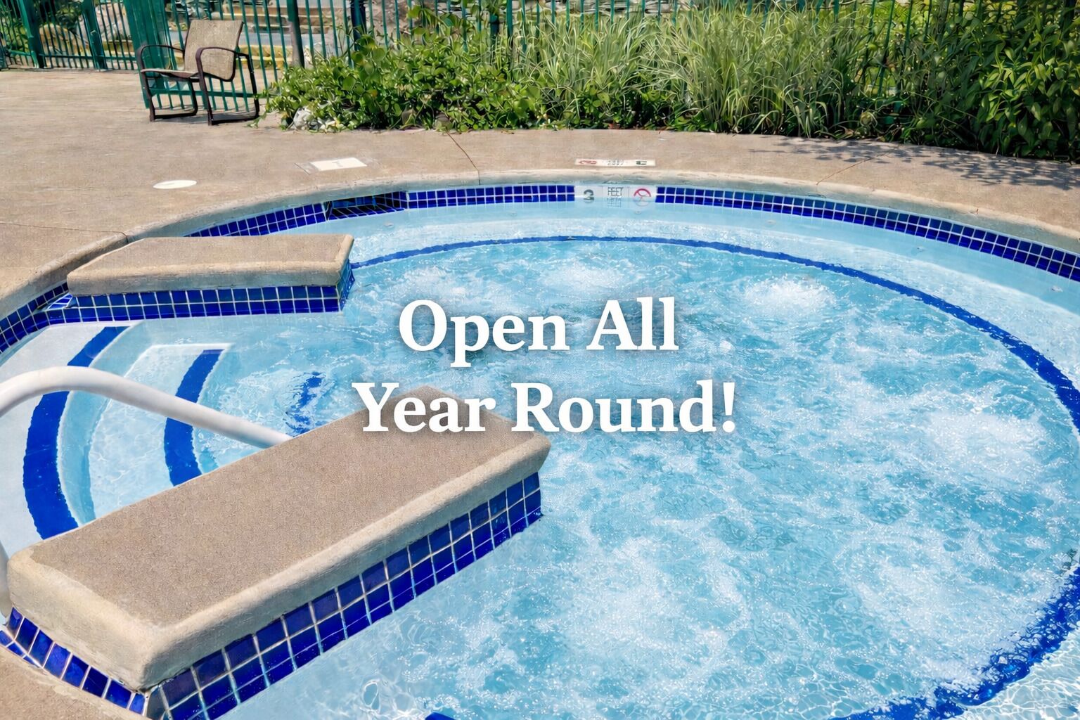 Una piscina climatizada