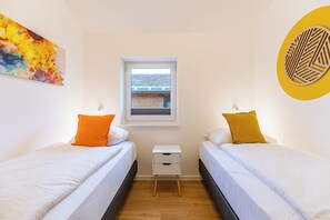 2 Schlafzimmer, Reisekinderbett, kostenloses WLAN