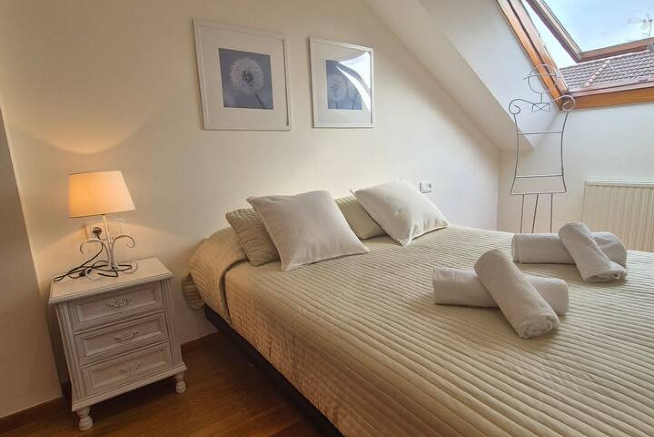 2 bedrooms, iron/ironing board, bed sheets