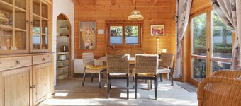 Ferienhaus 'Wildgans' mit gemeinsamer Terrasse, Gemeinschaftsgarten und WLAN