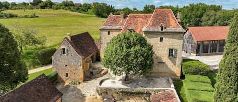 Blick von der Unterkunft