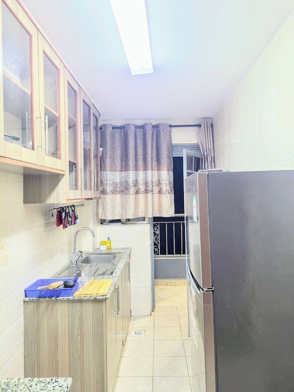 Apartamento, 1 quarto, para fumantes, sacada | Cozinha privada