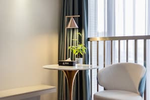 Superior Suite, City View | Desk, laptop workspace, blackout drapes, soundproofing