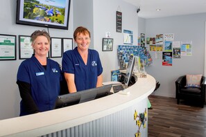Check-in/check-out kiosk