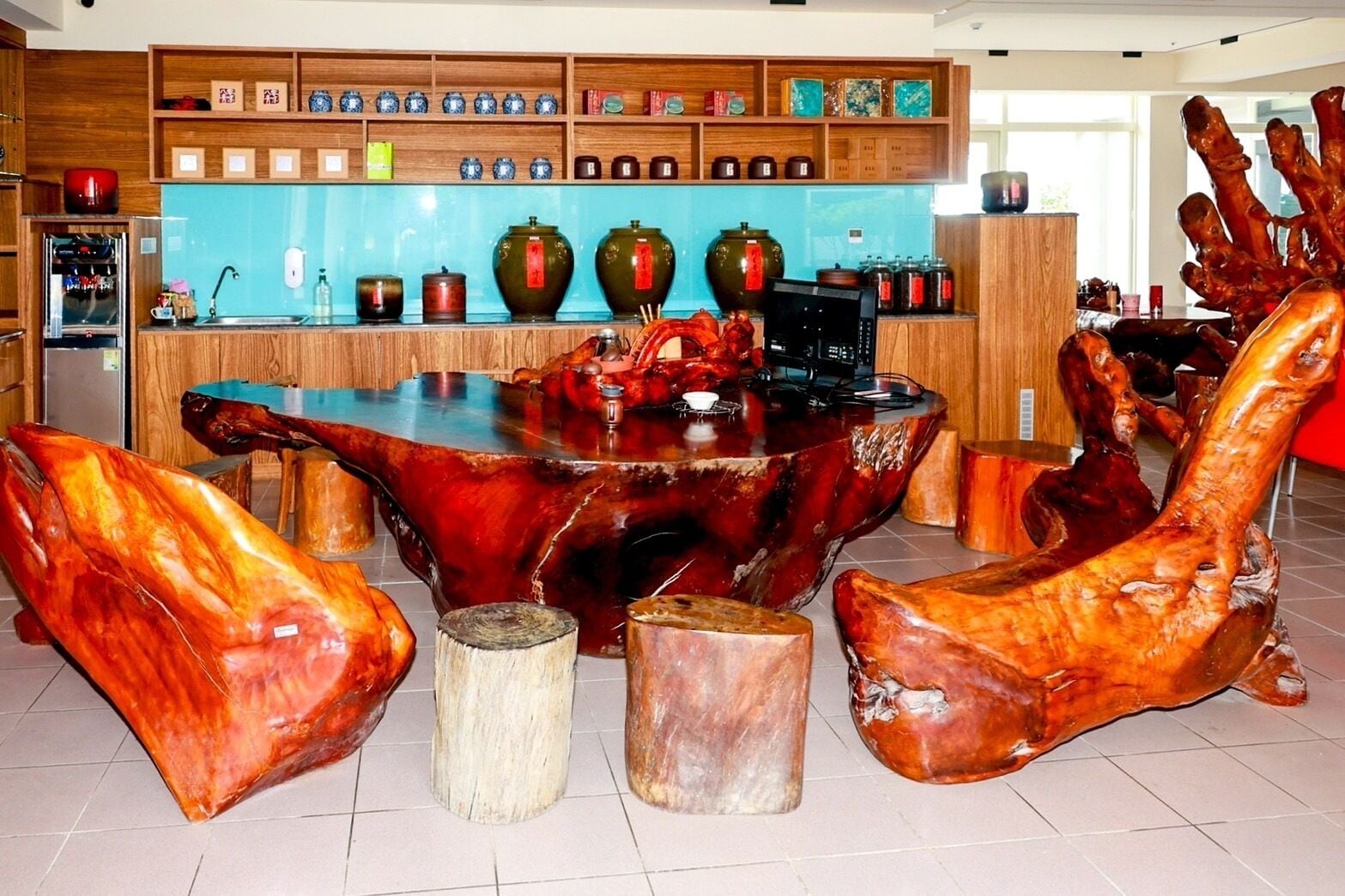 Sala de estar en el lobby