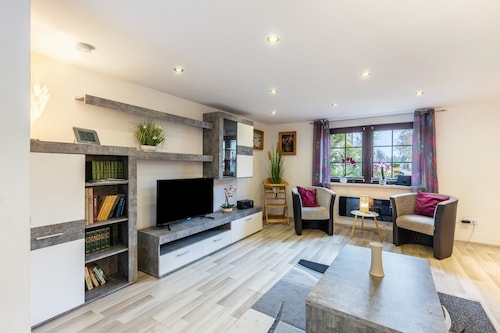 Ferienhaus 'Am Reiterhof' mit privater Terrasse, privatem Garten und WLAN