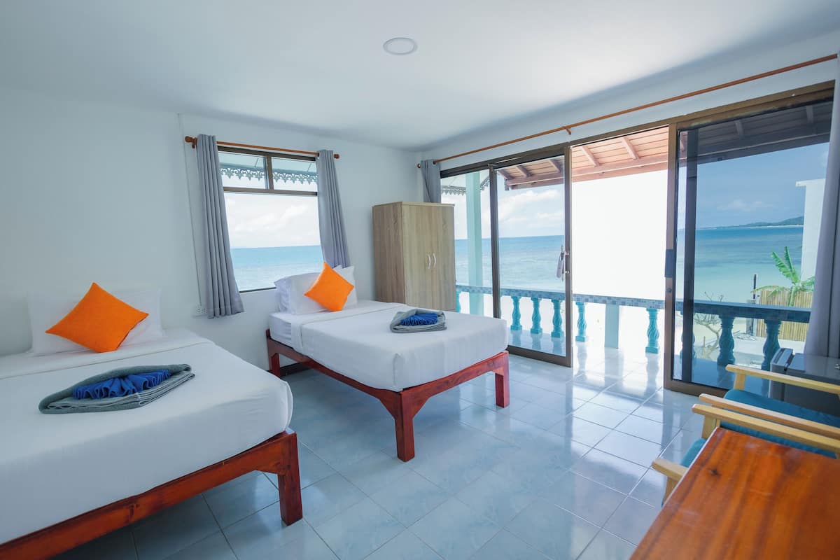Double or Twin Room with Balcony and Seaview | Kostenloses WLAN