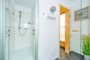Shower, hair dryer