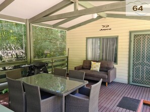 Superior huisje | Terras