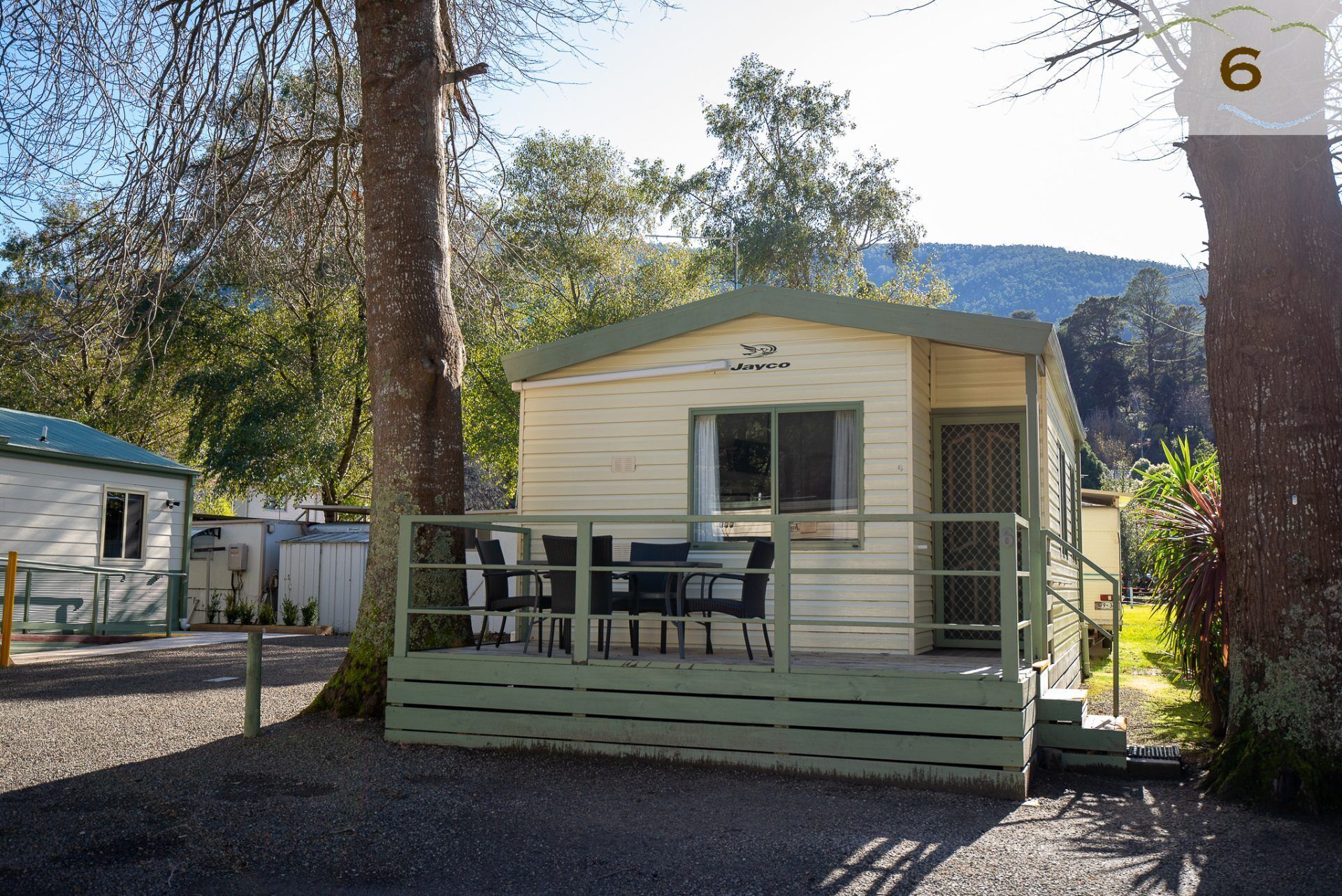 Park (#6) - 2 Bedroom Ensuite Cabin | Terrace/patio