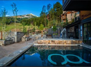 Indoor pool, a heated pool
