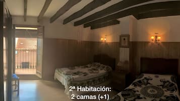 4 habitaciones, wifi y ropa de cama