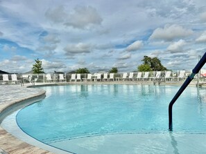 A heated pool - Gilded Edge - 2/2 Near Eastport in The Village of Waters Edge (Waters Edge, The Villages)