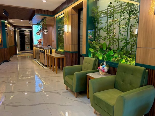 Lobby sitting area