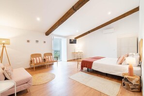 1 غرفة نوم وواي فاي وملاءات أسرّة