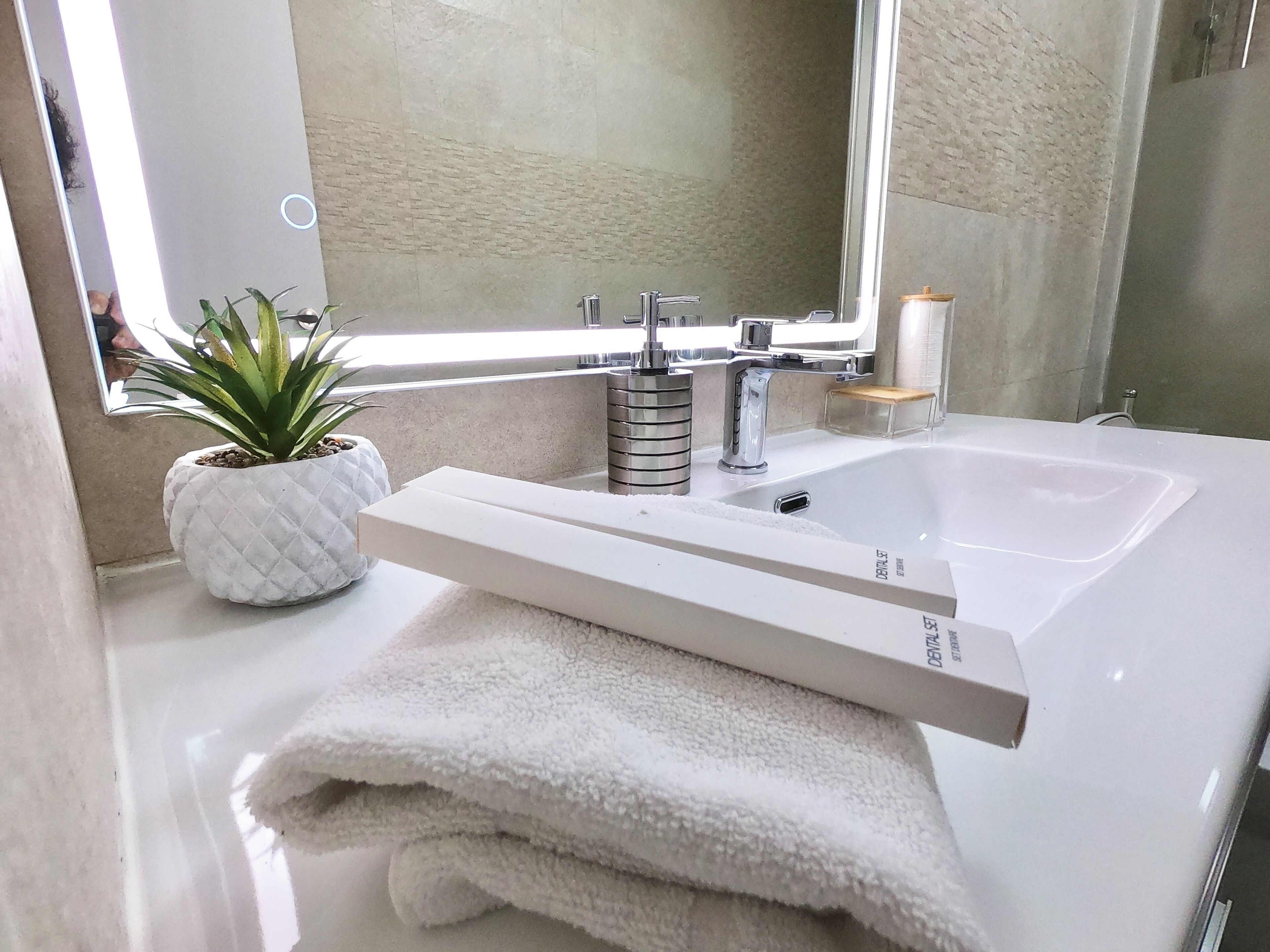 Comfort-lejlighed | Badeværelse | Sæbe, Shampoo, Toiletpapir