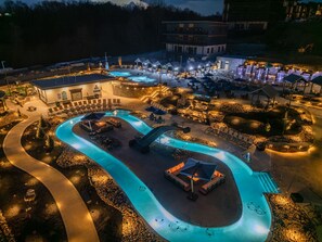 Indoor pool, a heated pool