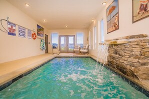 Piscine couverte, piscine chauffée
