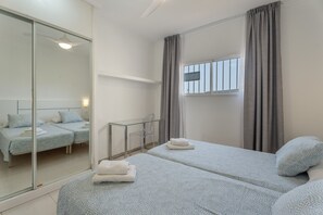 1 bedroom, iron/ironing board, bed sheets