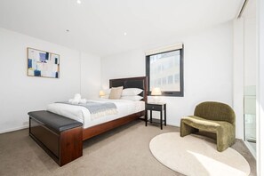 Desk, iron/ironing board, travel cot, free WiFi