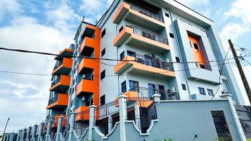 Fassade der Unterkunft