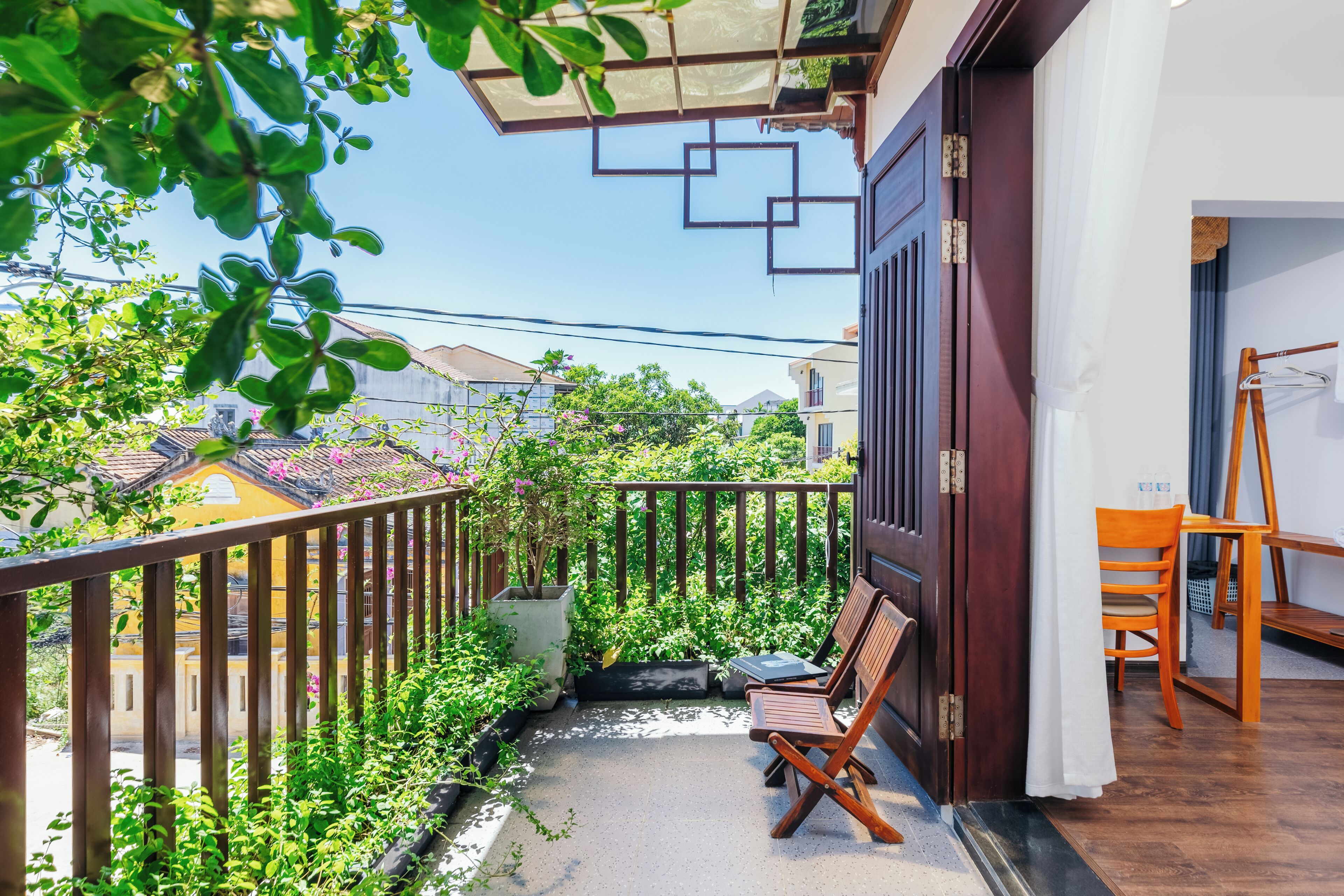 Kamar Double Deluks, balkon | Teras/patio