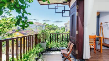 Kamar Double Deluks, balkon | Teras/patio