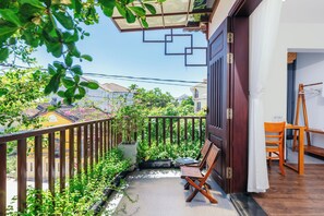 Deluxe Double Room, Balcony | Terrace/patio - AuLac Hoian Homestay (Hoi An)