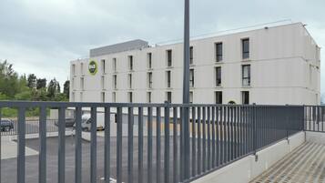 Voorkant van accommodatie