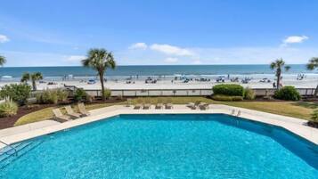 Indoor pool, a heated pool