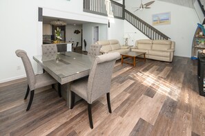 Dining - Beach Bliss – 6BR 2nd Row Duplex with Private Pool, Steps from the Ocean (Surfside Beach)