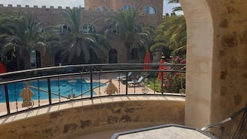 Panoramic Penthouse, Pool View | Terrace/patio