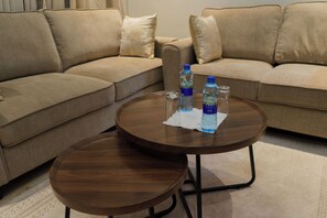 Executive Double Room, 1 King Bed, Kitchen, Ground Floor | Living area - Staycation Villas (Dodoma)