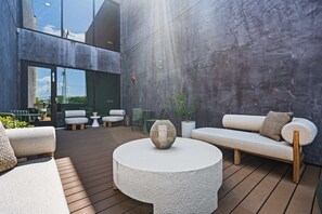 Terrace/patio - East Nash Condo for 4 with Public Rooftop Near DT! (Nashville)