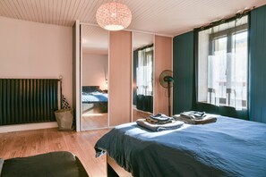 3 habitaciones, wifi y ropa de cama 