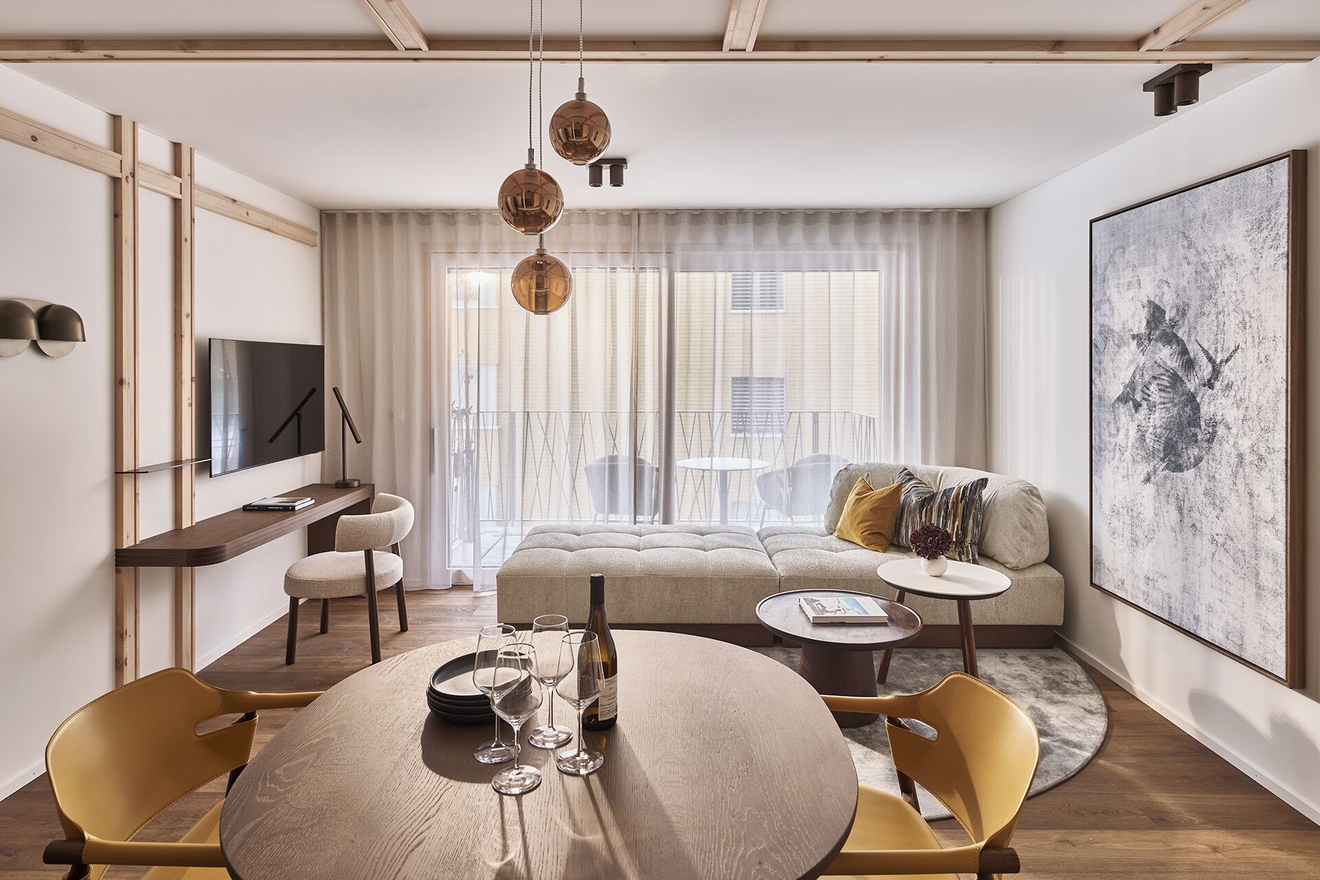 Suite, 1 Bedroom | In-room safe, desk, laptop workspace, soundproofing