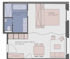 Loft | Cofres nos quartos, escrivaninha, espaço de trabalho para notebook
