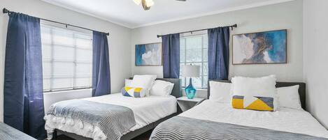 3 chambres, Wi-Fi, literie fournie