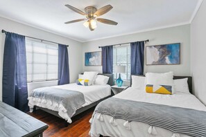 3 chambres, Wi-Fi, literie fournie