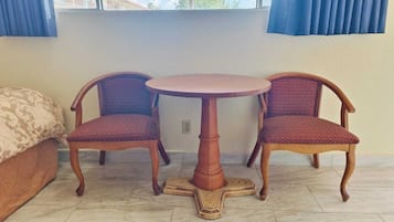 Desk, iron/ironing board, free WiFi, bed sheets