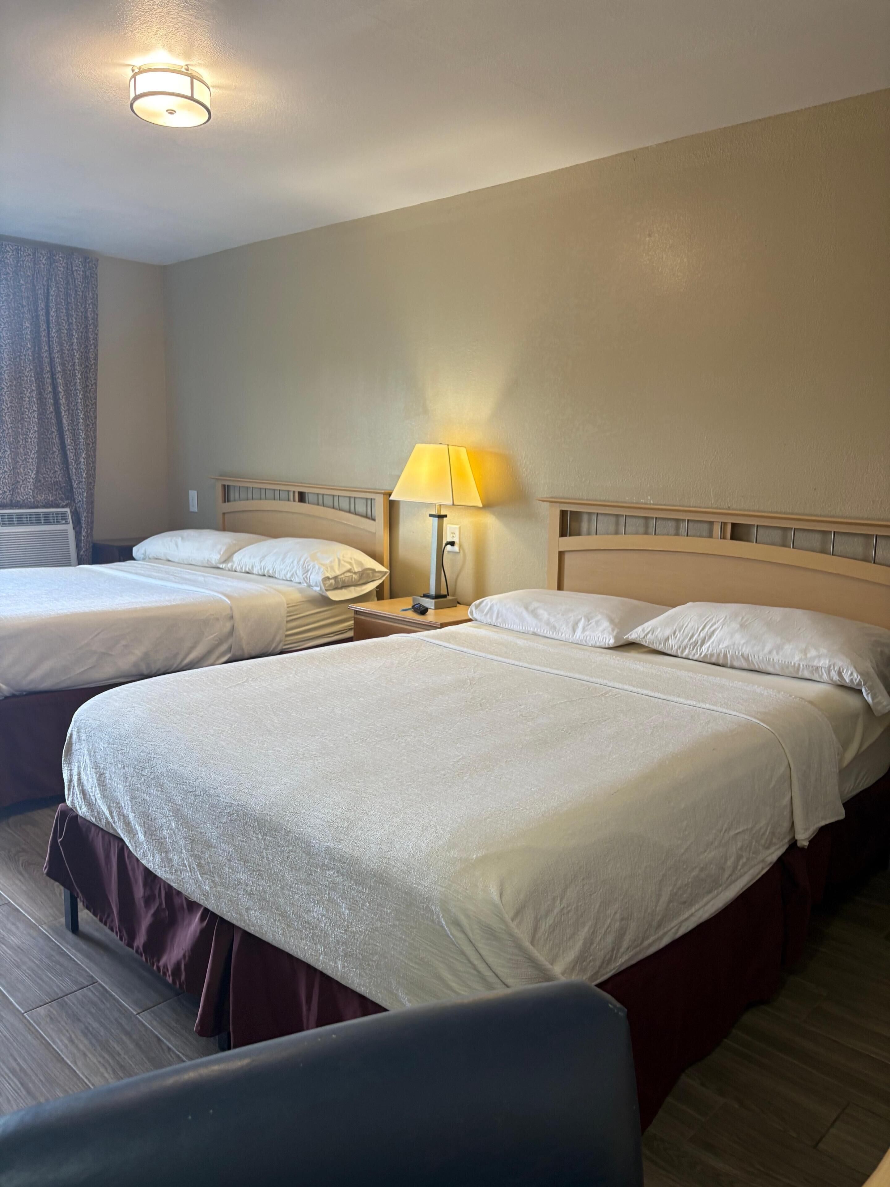 Room, 2 Queen Beds, Non Smoking | Free WiFi, bed sheets