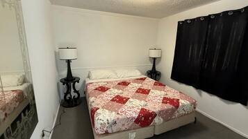 Desk, iron/ironing board, free WiFi, bed sheets