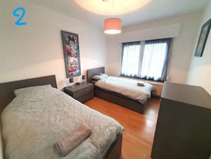 2 bedrooms, WiFi, bed sheets