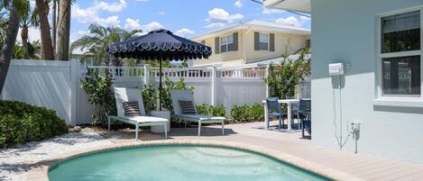 House, 3 Bedrooms | Pool | A heated pool