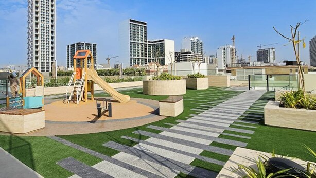 Apartment | 1 bedroom, high-speed internet - Elegant Unit Sleeps 3 in JVC With Private Balcony (Dubai)