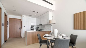 Apartment | 1 bedroom, high-speed internet - Elegant Unit Sleeps 3 in JVC With Private Balcony (Dubai)