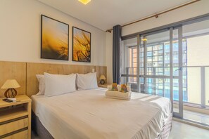 Blackout curtains, iron/ironing board, free WiFi